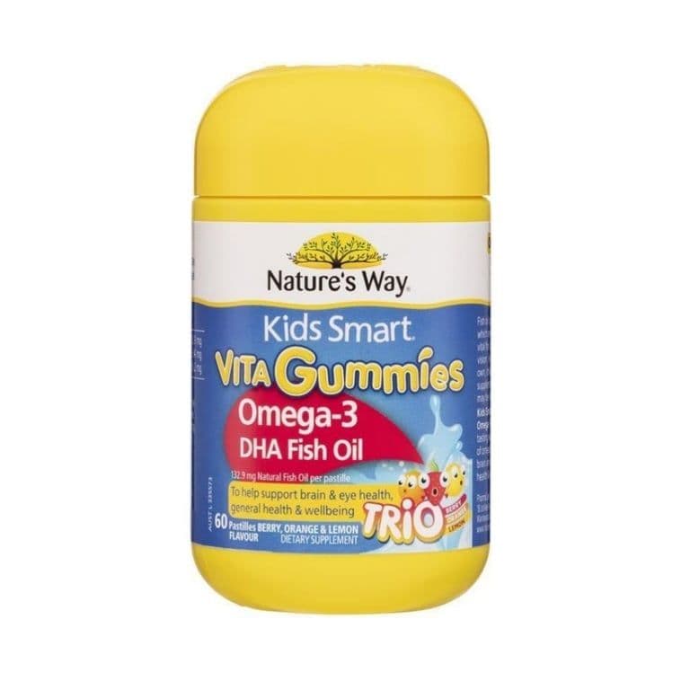 澳洲Nature's Way兒童Omega3+DHA+魚油軟糖 60粒 效期09/2026