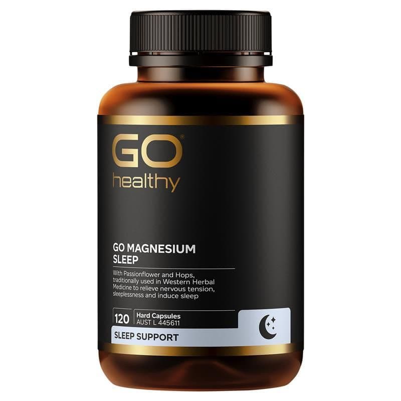 人氣限量特價-新包裝-紐西蘭Go Healthy睡眠鎂 60粒 (素食膠囊)