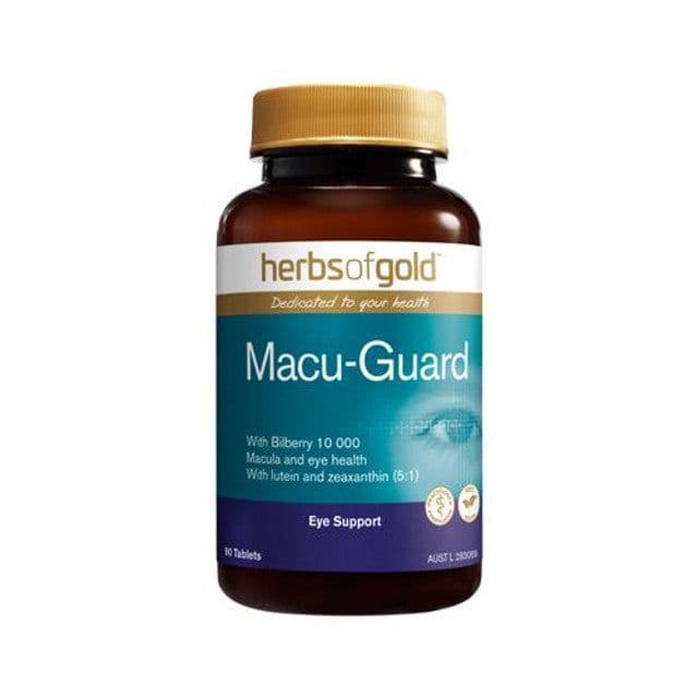 4瓶起訂-澳洲Herbs of Gold Macu-Guard護眼 越橘藍莓 10000 90粒