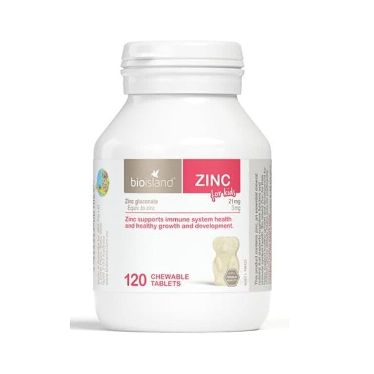 【品牌調漲】澳洲Bio Island兒童小熊鋅片 120粒