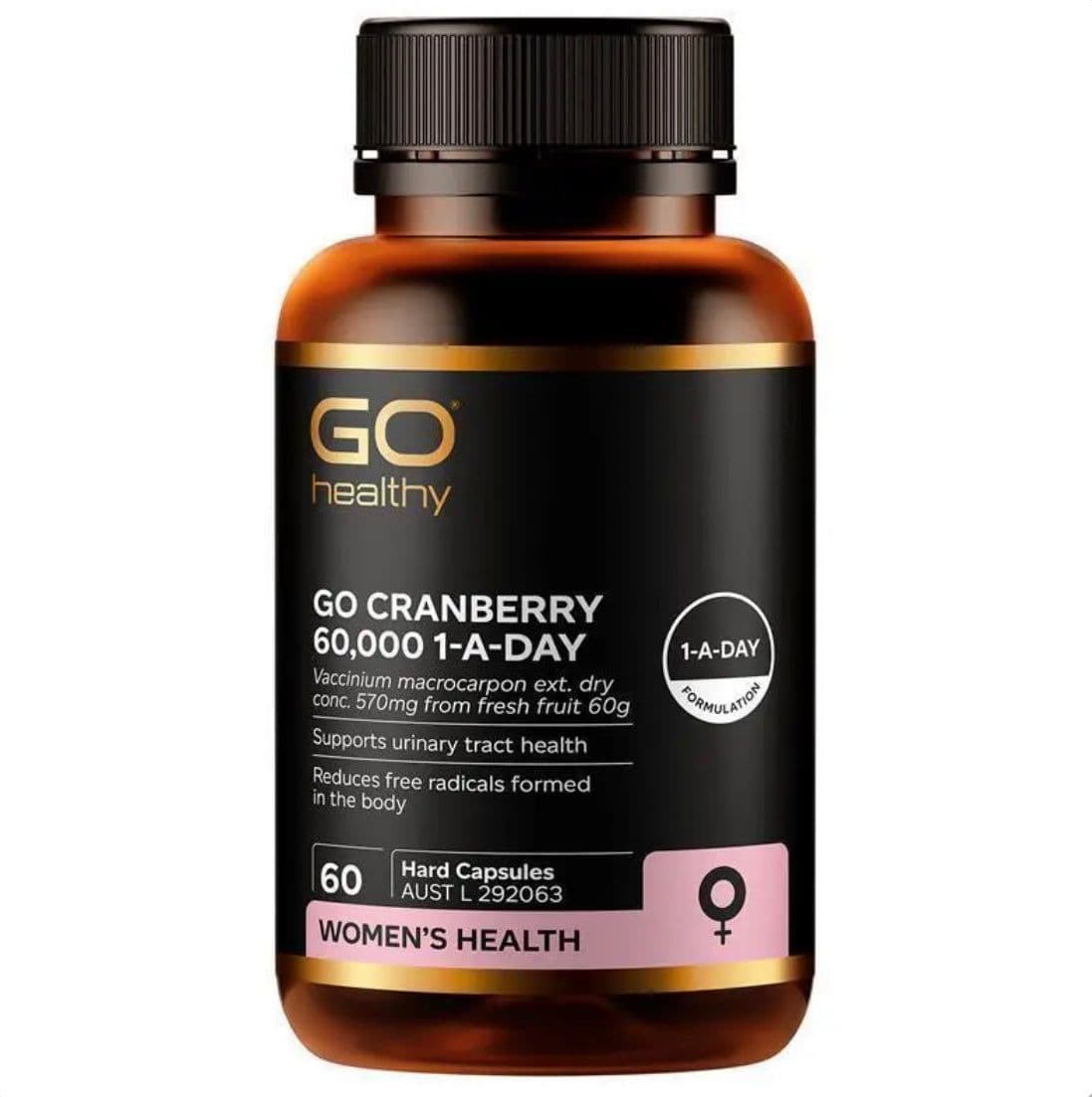 紐西蘭Go Healthy高含量蔓越莓精華60000+mg 60粒(素食膠囊)效期2028年