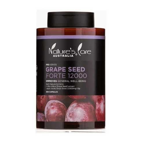 澳洲Nature's Care豐納康白金葡萄籽濃縮膠囊12000mg 300粒