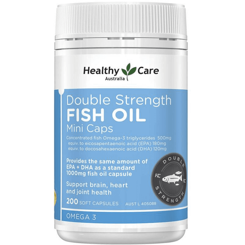 澳洲Healthy Care 雙倍強度魚油迷你膠囊 200粒