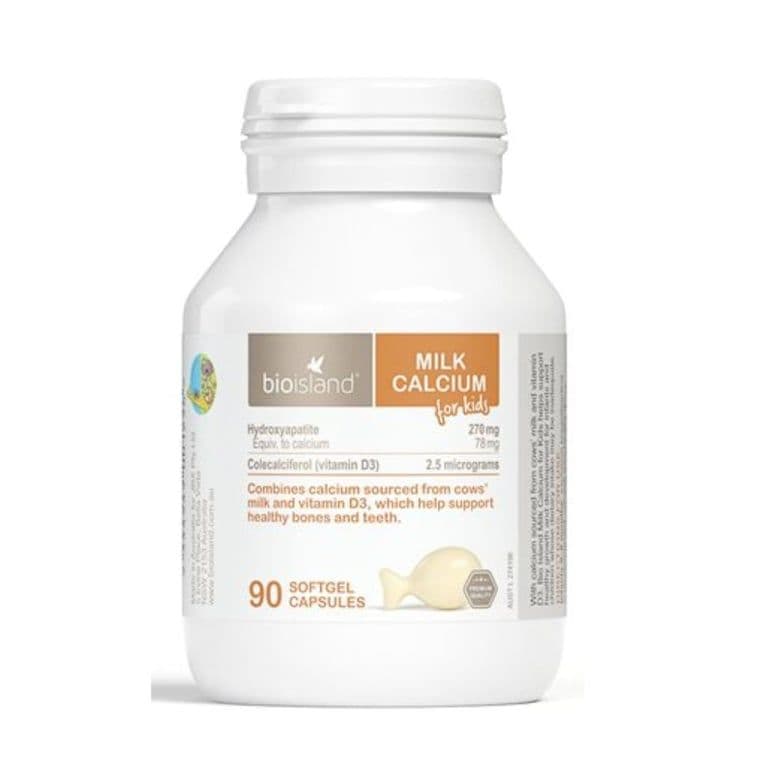 澳洲Bio Island兒童乳鈣 液體鈣 90粒 效期10/2027