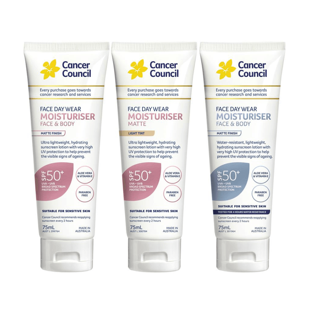 澳洲Cancer Council清爽霧面臉部防曬 SPF50+ 75ml