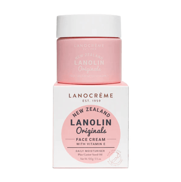 紐西蘭Lanocrème 綿原味羊油乳霜含維生素 E 100g
