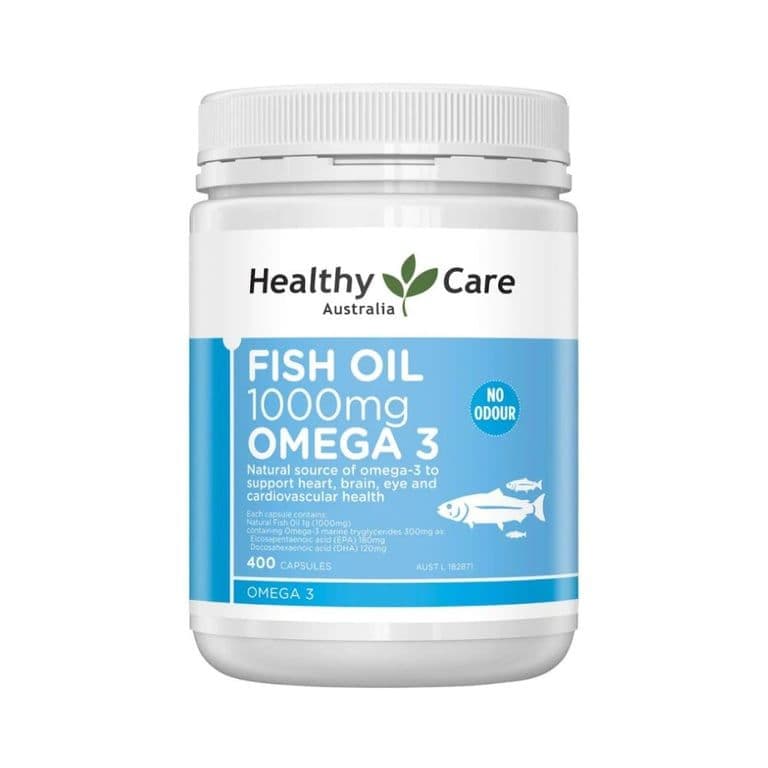 澳洲Healthy Care無腥魚油 400粒 效期2028