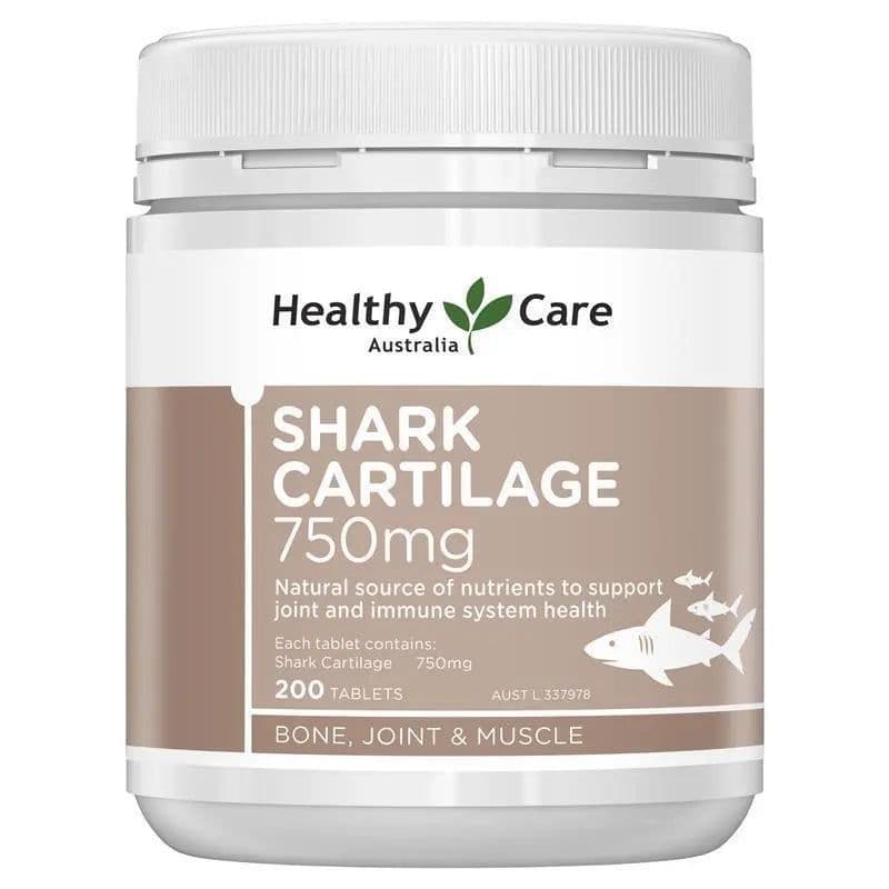 澳洲Healthy Care 鯊魚軟骨 750mg 200粒