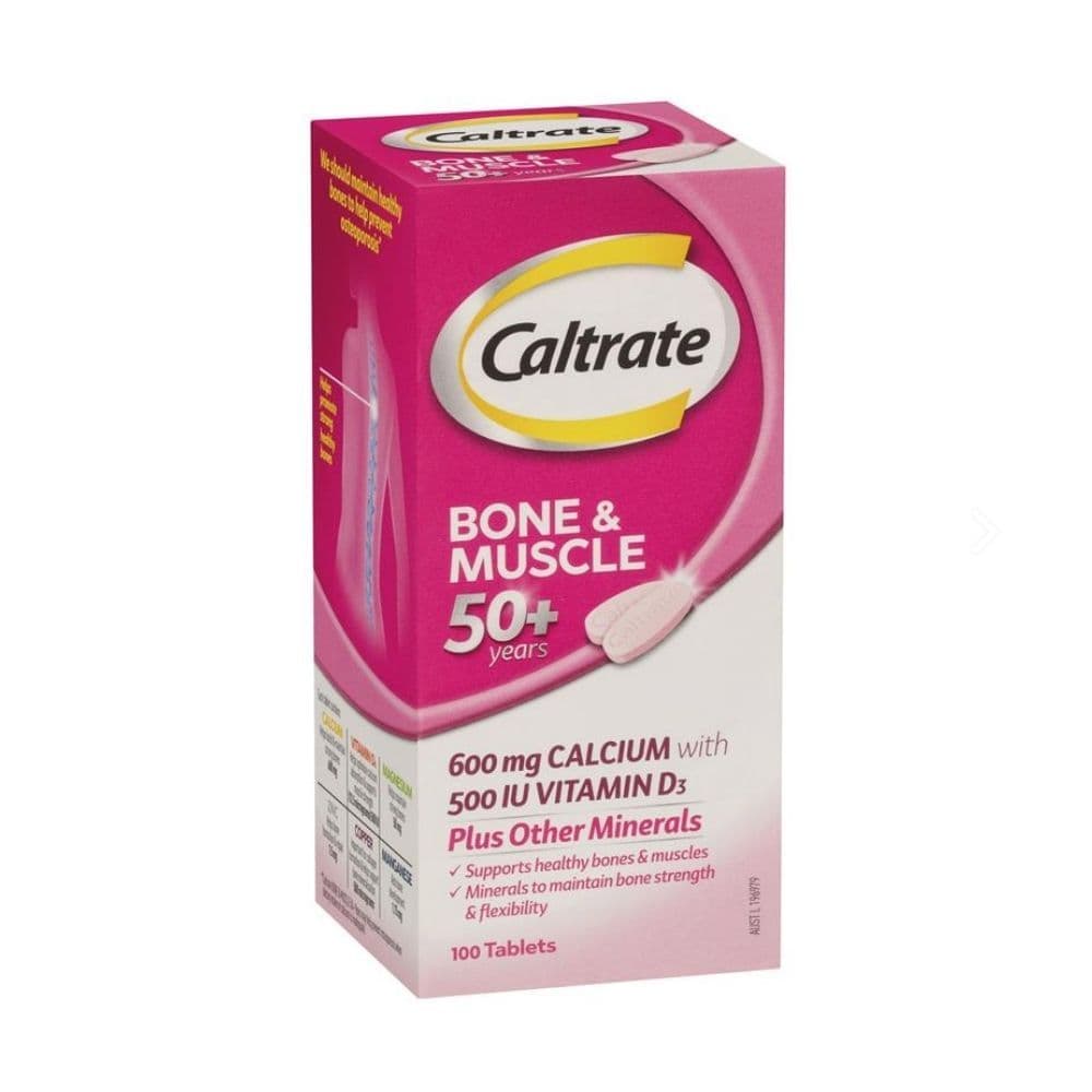 【年度清倉特賣】澳洲版Caltrate挺立鈣片50歲+ 100粒 效期07/2026