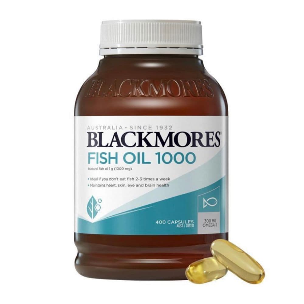 澳洲Blackmores魚油 400粒 (無腥味∕原味)
