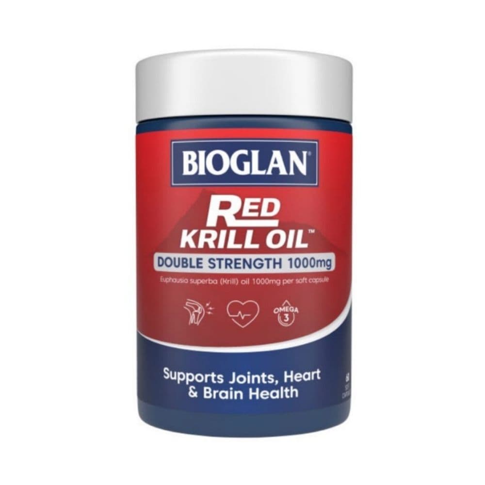 澳洲Bioglan雙倍加強紅磷蝦油膠囊1000mg 60粒 效期2028年