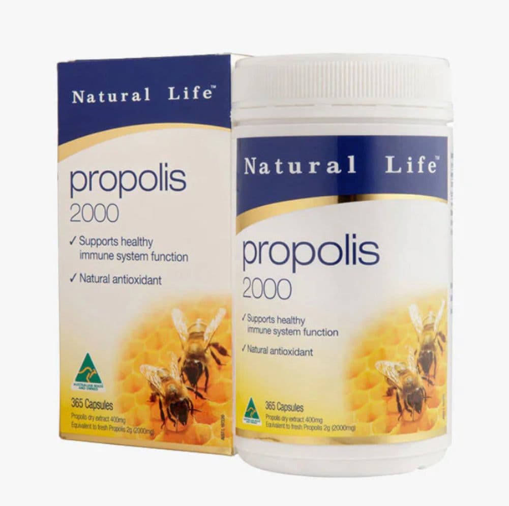 澳洲Natural Life蜂膠膠囊2000mg 365粒